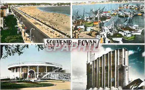 Cartes postales moderne Souvenir de Royan de C a D La Plage le Casino Le Port L'Eglise Bateaux