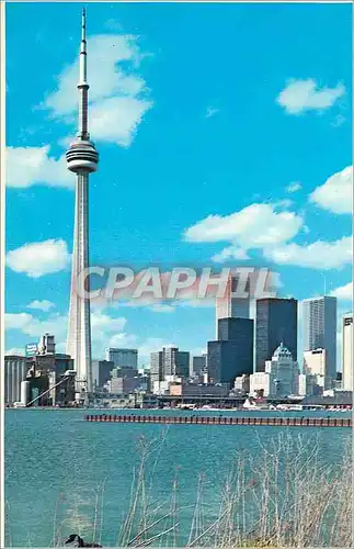 Cartes postales moderne Toronto la Tour CN l'Immeuble a Structure Autoportante le plus Eleve 1815 Pieds de Hauteur