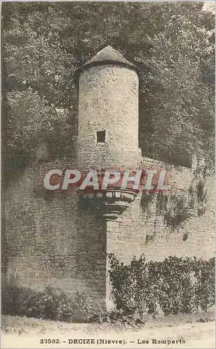 Cartes postales Decize (Nievre) Les Remparts