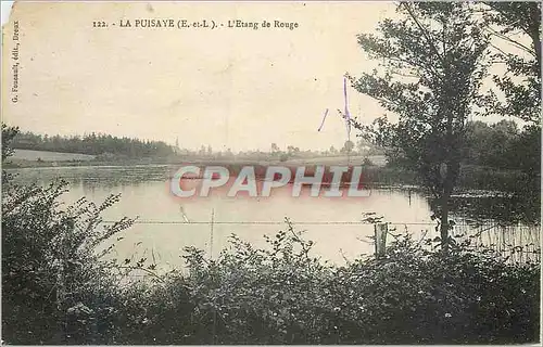 Cartes postales La Puisaye (E et L) L'Etang de Rouge