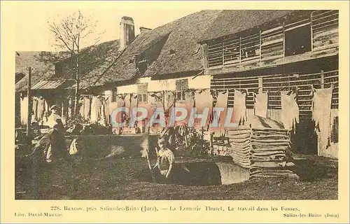 REPRO Salins les Bains (Jura) Le Travail dans les Fosses