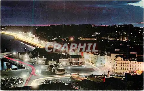 Cartes postales moderne St Helier at Night Jersey CI