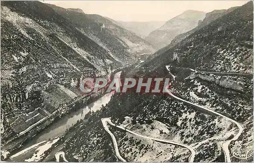 Cartes postales moderne Gorges du Tarn Lacets de Route