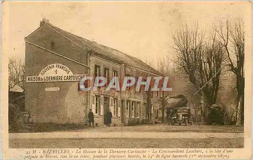 Cartes postales H bazeilles la maison de la derniere cartouche