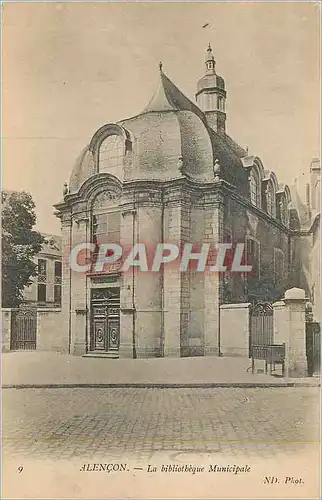 Cartes postales Alencon La Bibliotheque Municipale