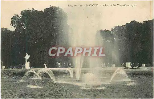 Cartes postales St Cloud Le Bassin des Vingt Quatre Jets