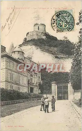 Cartes postales la Roche Guyon (S et O) Le Chateau et la Vieille Tour
