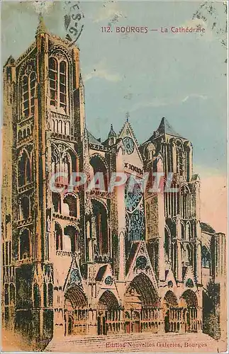 Cartes postales Bourges La Cathedrale