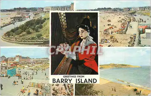 Cartes postales moderne Greetings From Barry Island Welsh National Costume