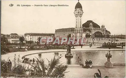 Cartes postales Limoges Nouvelle Gare Limoges Benedictine