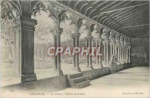 Cartes postales Toulouse Le Cloitre Interieur