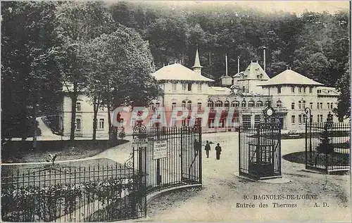 Cartes postales Bagnoles de l'Orne Entree des Thermes