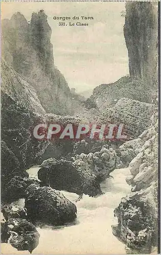 Cartes postales Gorges du Tarn le Chaos