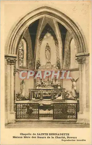 Cartes postales Chapelle de Sainte Bernadette Maison Mere des Soeurs de la Charite Nevers