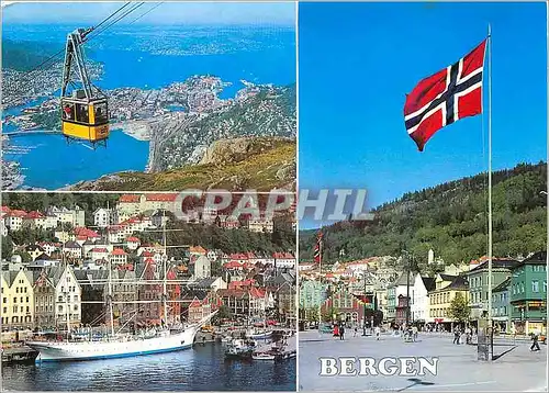 Cartes postales moderne Bergen Norway