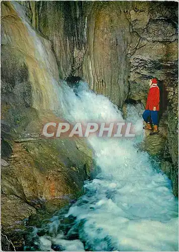 Cartes postales moderne Padirac La Source de la Riviere par fort debit