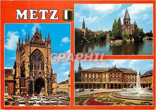 Cartes postales moderne Metz Moselle France La Cathedrale Saint Etienne