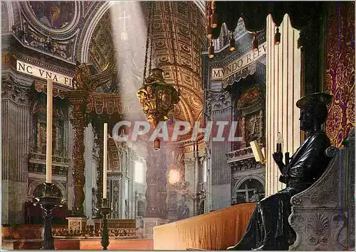 Cartes postales moderne Roma Basilique de Saint Pierre Interieur