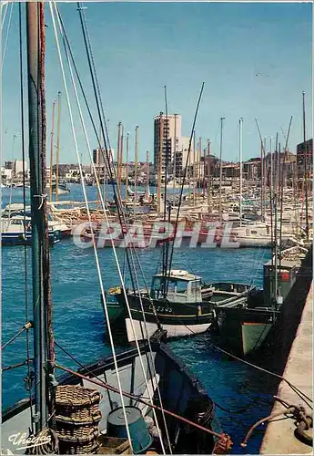 Cartes postales moderne Les Sables d Olonne Vendee Perle de la Cote de Lumiere Le port vue d ensemble Bateaux de peche