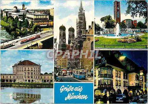 Cartes postales moderne Grube aus Munchen Deutsches Museum Korlsplatz (Stachus) Matthauskirche