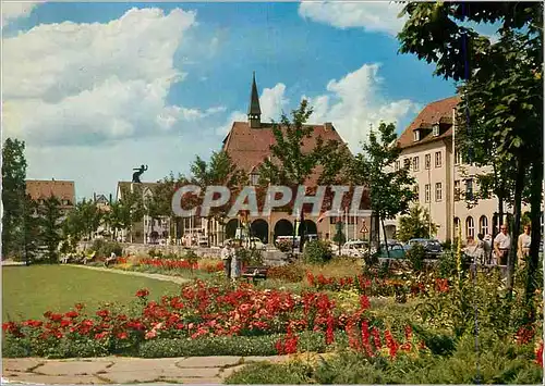 Cartes postales moderne Hohenluftkurort Freudenstadt Schwarzwald 740 m Stadthaus mit Anlagen