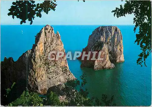 Cartes postales moderne Capri les faraglioni