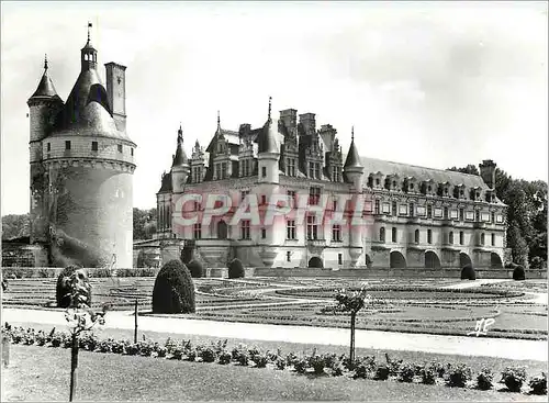 Cartes postales moderne 7321 chenonceaux (i et l) le chateau facade ouest