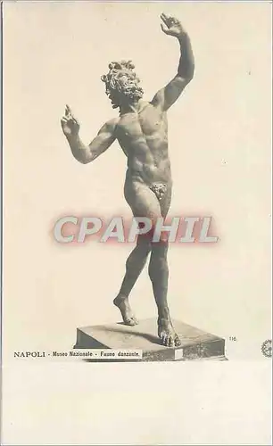 Cartes postales Napoli Museo Nazionale Fauno Danzante