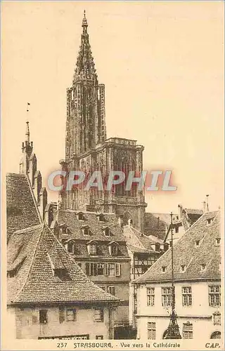 Cartes postales Strasbourg Vue vers la Cathedrale