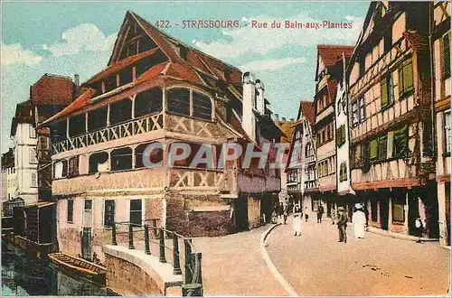 Cartes postales Strasbourg Rue du Bain aux Plantes