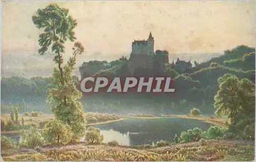 Cartes postales Salon de Paris William Didier Pouget Le matin Ajoncs et bruyeres