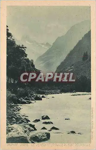 Cartes postales Dauphine oisans le veneon et l aiguille du plat de la selle