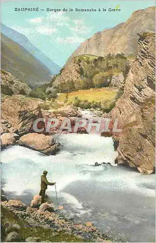 Cartes postales Dauphine gorges de la romanche a la grave