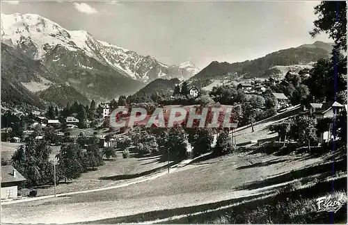 Cartes postales moderne Saint gervais 195 vue generale le miage