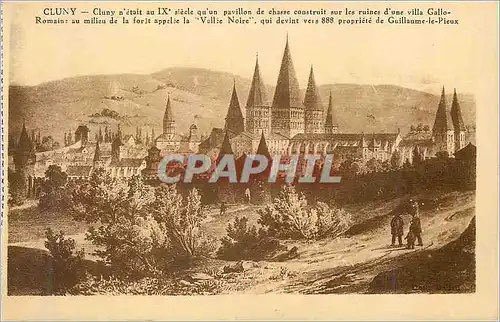 Cartes postales Cluny n etait au ix siecle qu un pavillon de chasse