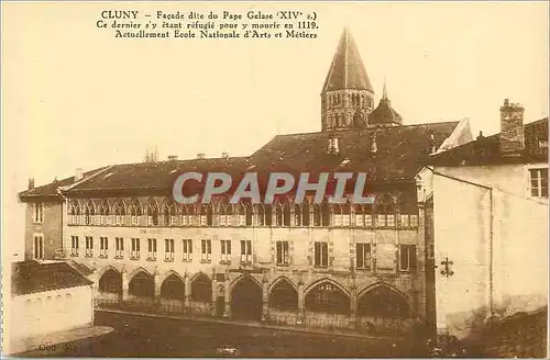 Cartes postales Cluny facade dite du pape gelase xiv s