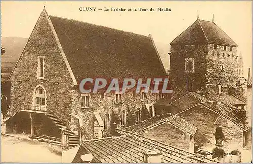 Cartes postales Cluny le farinier et la tour du moulin