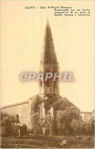 Cartes postales Cluny eglise st marcel(romane)