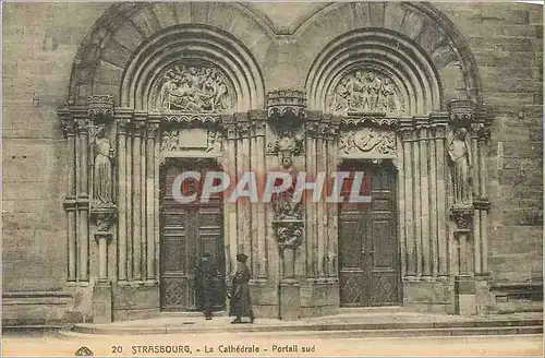 Cartes postales Strasbourg La Cathedrale Portail sud