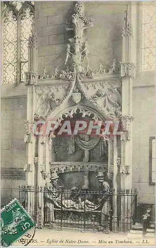 Cartes postales Poitiers Eglise de Notre Dame Mise au Tombeau