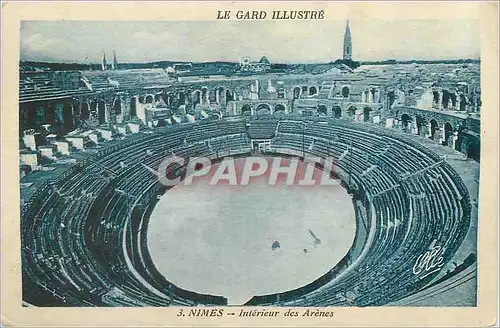 Cartes postales Nimes Interieur des Arenes