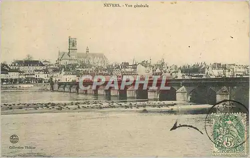 Cartes postales Nevers Vue generale