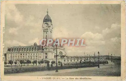 Cartes postales Limoges (H V) La Gare des Benedictins