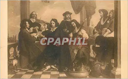 Cartes postales Musee de Bruxelles Van Oast 1601 1671 la Partie de Musique