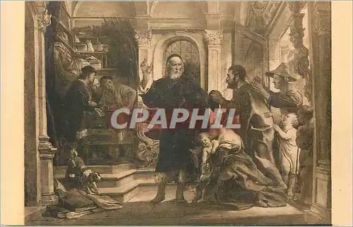 Cartes postales Musee de Bruxelles J Jordaens (1593 1678) St Yves Patron des Avocats