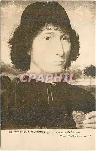 Cartes postales Musee Royal d'Anvers Portrait d'Homme