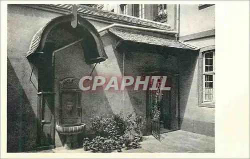 Cartes postales Goethehaus Frankfurt am Main Hoichen mit Brunnen