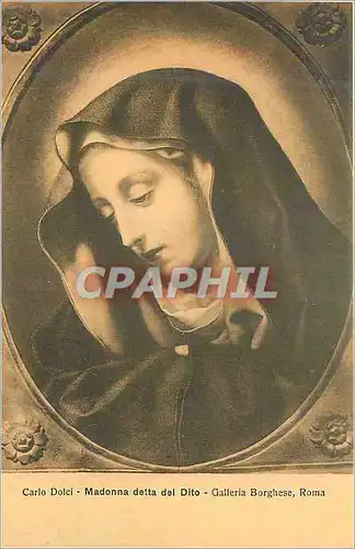Cartes postales Roma Galleria Borghese Carlo Dolci Madonna Detta del Dito