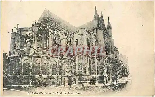 Cartes postales 26 saint denis l abside de la basilique