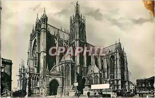 Cartes postales moderne 5746375 metz (moselle) la cathedrale facade laterale sud est